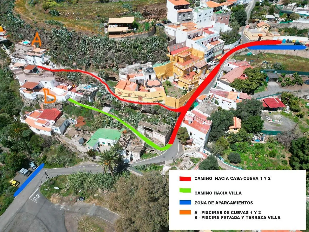 Dom wakacyjny Willa Casas Cuevas Tecen Valsequillo Hiszpania